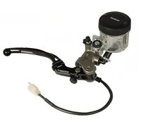 Pompa freno Accossato radiale anteriore 19X18 in alluminio anodizzata naturale per Kawasaki Z 1000 SX dal 2011 al 2019 (CC 1000)