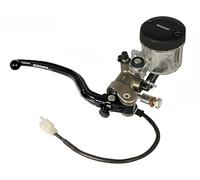 Pompa freno Accossato radiale anteriore 19X18 in alluminio anodizzata naturale per MV Agusta Brutale 800 Dragster RR dal 2012 al 2017 (CC 800)