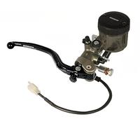 Pompa freno Accossato radiale anteriore 19X18 in alluminio anodizzata naturale per MV Agusta Brutale 675 dal 2012 al 2017 (CC 675)