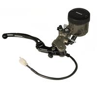 Pompa freno Accossato radiale anteriore 19X18 in alluminio anodizzata naturale per Yamaha V-Max dal 2009 al 2016 (CC 1700)