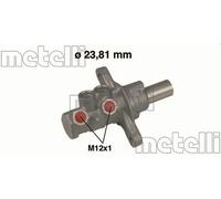 Pompa freno Alluminio 05-0522 METELLI per CITROËN PEUGEOT DS