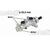 Pompa freno Alluminio 05-0688 METELLI per SUZUKI JIMNY Fuoristrada chiuso