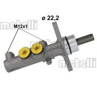 Pompa freno Alluminio 05-1186 METELLI per AUDI VW SEAT SKODA