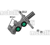 Pompa freno Alluminio 05-1262 METELLI per PEUGEOT OPEL