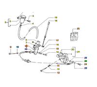POMPA FRENO ANTERIORE COMPLETA PER PIAGGIO NTT 50 1995 1996