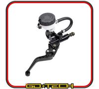 POMPA FRENO ANTERIORE MOTO SCOOTER CROSS MOTARD REGOLABILE CNC Nero UNIVERSALE
