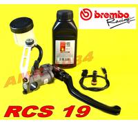 POMPA FRENO BREMBO RADIALE RCS 19 + KIT SERBATOIO OLIO + OLIO DOT 4