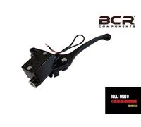 POMPA FRENO COMPLETA SINISTRA CON LEVA NERA UNIVERSALE ATTACCO A MANUBRIO 22MM