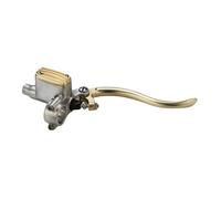 Pompa freno deluxe 12mm ''de luxe'' in ottone satinato e alluminio Kustom tech