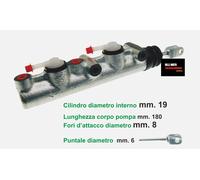 POMPA FRENO DOPPIA MANDATA PIAGGIO APE TM DIESEL LCS 420- APE MAX DIESEL 420