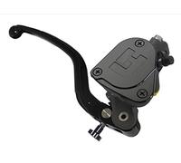 Pompa Freno Forgiata 19X18 Con Vaschetta Integrata,Leva Fissa Lunga Nera (Pomello+Leva) per Ducati SuperSport dal 2017 al 2022, CC 936