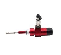 Pompa freno idraulica con asta pompa frizione M10x1,25mm compatibile con bici(Red)
