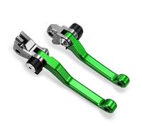 pompa freno leva Leve freno e frizione pieghevoli per motocross, con perno girevole, per moto da cross, con cavo, adatte per YAMAHA YZ250F 2009 2010-2022 YZ250F Leve freni per moto(A pair green)