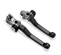 pompa freno leva Leve freno e frizione pieghevoli per motocross, con perno girevole, per moto da cross, con cavo, adatte per YAMAHA YZ250F 2009 2010-2022 YZ250F Leve freni per moto(A pair Black)