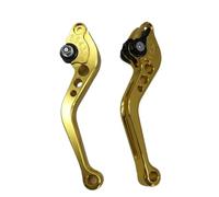 Pompa Freno Leva Leve Freno e Frizione Regolabili universali per Moto CNC, Leva Freno per Moto, manopole per Motore Freno Leve di Frizione Maniglia(Yellow)