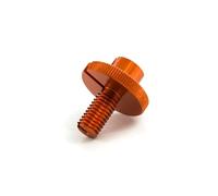 pompa freno leva Regolatore del cavo della frizione M10 da 1,5 mm adatto per KAWASAKI Z750 Z1000 Z1000SX VERSYS 1000 NINJA ZX6R ZX9R ZX10R ZX12R ZZR400 Set leve freno e frizione per moto(Orange)