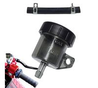 Pompa freno motociclistica - Kit cilindro superiore in lega, pentola olio trasparente | Pompa master idraulica compatta con funzione di morsetto per tubi, di serbatoio push diretto per la modi