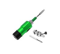 Pompa Freno Posteriore Moto Sistema di asta del cilindro principale della frizione del freno idraulico per motocicletta Pompa a pedale di trasferimento efficiente regolabile Pompa freno(Green)
