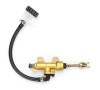 Pompa Freno Posteriore Moto Universal Motorcycle Rear Foot Brake Main Pump Quad Dirt Hydraulic Cylinder With Fuel Tank Fit For Honda Motorbike F2180 Pompa freno(Gold)
