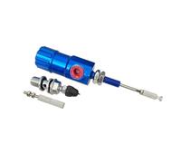 Pompa Freno Posteriore Pompa di trasferimento efficiente con di asta del cilindro principale della frizione idraulica manuale per motociclette, pistone universale da 14 x 23 mm Pompa freno(Blue)