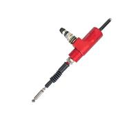 Pompa Freno Posteriore Universal Piston 14 X 15mm Motorcycle Hydraulic Hand Clutch Master Cylinder Rod System Efficient Transfer Pump Pompa Freno Posteriore Moto(Red)