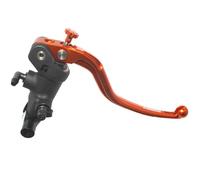Pompa Freno Radiale Accossato 19x20 Con Leva Fissa Arancione, Per Manubri Diametro 25,4 mm compatibile con HARLEY DAVIDSON ROAD GLIDE CVO FLTRXSE del 2022 (CC 1917)
