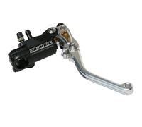 POMPA FRENO RADIALE BRAKING 19 FORGIATA CON LEVA ARGENTO SNODABILE