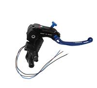 Pompa Freno Ready To Brake 19X20 Con Leva Snodata Lunga Blu Con Supporto Specchietto M10 per Benelli Tornado Tre RS dal 2004 al 2005, CC 900