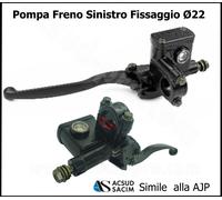 POMPA FRENO SINISTRA COMPLETA LEVA FRENO COMPATIBILE PEUGEOT SPEEDFIGHT 50 1 / 2