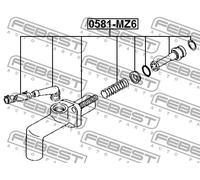 FEBEST 0581-MZ6 Pompa della frizione