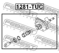 Pompa frizione 1281-TUC FEBEST per KIA HYUNDAI