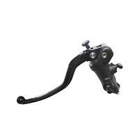 Pompa Frizione Forgiata 16X16 Con Corpo Pompa Anodizzato Nero, Leva Fissa Lunga Nera (Pomello+Leva) per Ducati Panigale V4 dal 2018 al 2022, CC 1103