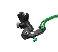 Pompa Frizione Forgiata 16X16 Con Corpo Pompa Anodizzato Nero, Leva Snodata Lunga Verde (Pomello+Leva) per Ducati Panigale V2 dal 2021 al 2022, CC 955