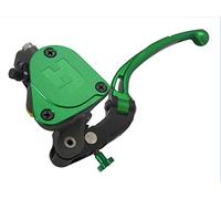 Pompa Frizione Forgiata16X18 Con Vaschetta Integrata,Leva Snodata Lunga Verde (Pomello+Leva) per Ducati Scrambler Desert Sled dal 2017 al 2022, CC 800