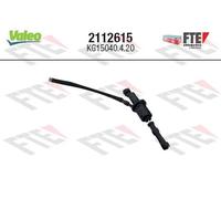 Valeo Cilindro maestro frizione 2112615 in plastica con guida a Sx per Peugeot 407, Citroën C6 TD