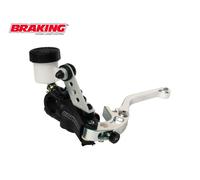 POMPA FRIZIONE RADIALE BRAKING 13X19 CON KIT MONTAGGIO