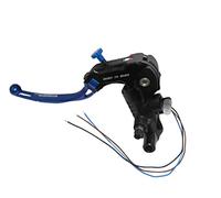 Pompa Frizione Ready To Brake 16X18 Con Leva Snodata Lunga Blu Con Supporto Specchietto M10 per Ducati Multistrada V4 dal 2021 al 2022, CC 1158