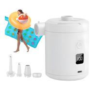 Pompa gonfiabile portatile: pompa elettrica per articoli gonfiabili, batteria elettrica 5200mAh 4000PA Gonfiatore rapido per piscina Beach Travel House Viaggio su strada per soddisfare esigenze