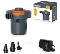 Pompa Gonfiaggio Elettrica 12V Bestway con 3 Adattatori Presa Auto e Casa