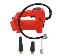 Pompa gonfiaggio pneumatici, Pompa aria pneumatici Digitale, 12L / Min, Alimentazione a Batteria - Gonfiaggio Rapido, Display e Luce LED, Perfetta per Auto Moto Bici