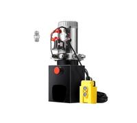 Pompa idraulica 4/10/20 Quart Unità di potenza idraulica Pompa for rimorchio ribaltabile a semplice effetto Pompa idraulica CC 12V for sollevamento auto(Double Dump 10 Quart)