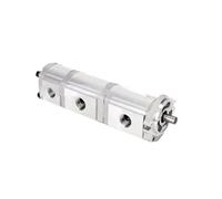 Pompa idraulica a ingranaggi HGP a tre stadi HGP-333A-F28-28-28R ad alta pressione a triplo ingranaggio for olio(HGP-333A-F23-23-8R)