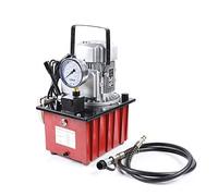 Pompa idraulica elettrica, 7 l, 750 W, 700 bar, con valvola manuale, pompa elettroidraulica per vari dispositivi idraulici, 1400 Rpm, 32,5 x 25 x 50 cm