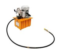 Pompa idraulica elettrica, 750 W, 220 V, gruppo idraulico professionale con serbatoio 7 l, pompa elettroidraulica fino a 70 MPa/10152PSI pompa a pedale idraulica con elettrovalvola a solenoide