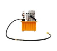 Pompa idraulica elettrica 750 W, pompa idraulica 700 bar 70 MPa con interruttore a pedale e valvola magnetica, serbatoio da 7 l, generatore idraulico elettrico per pressa da officina, ponte
