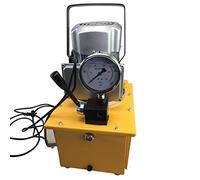 Pompa idraulica elettrica idraulica pressa idraulica singola cilindro con valvola manuale | Pressione di esercizio 10152 Psi | Potenza motore 750w | Capacità olio 7l