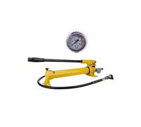 Pompa Idraulica Manuale 700kg/cm² per Cric Cilindro - Olio 700cc | Pompa idraulica manuale per un sollevamento efficiente fino a 700 kg/cm², ideale per macchinari pesanti e attività di