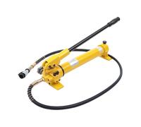 Pompa idraulica manuale ad alta pressione per utensili idraulici, include tubo flessibile da 2 m per supporto ingegneristico edile