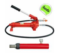 Pompa Idraulica Manuale Con Set Di Riparazione Cilindro Pressa 4 TONNELLATE