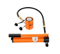 Pompa idraulica manuale da 70 Mpa, 20T 350 cc, idraulica manuale da 2 l/s, utensili idraulici con cavalletto, tubo da 1 m e maniglia, per sollevamento, piegatura e raddrizzamento